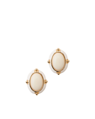 Palm Prowl Earrings- Coconut