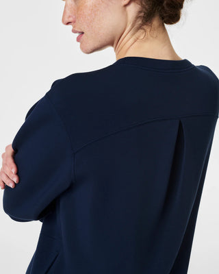 AirEssentials Crew Neck Dress- Timeless Navy