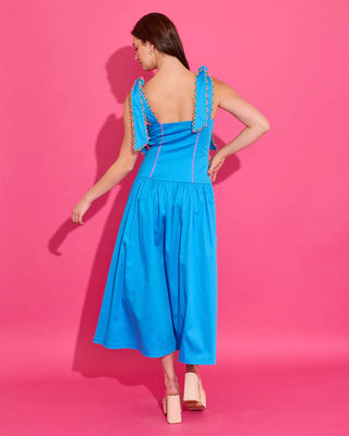 Anna Kate Dress- Riviera Blue