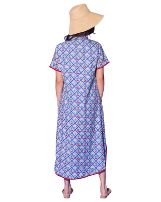 Josie Dress- Light Blue Cherry