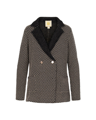 Sloane Sweater Blazer- Midnight Vanilla