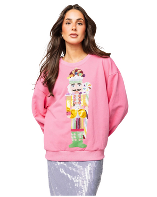 Pink Candyland Nutcracker Sweatshirt