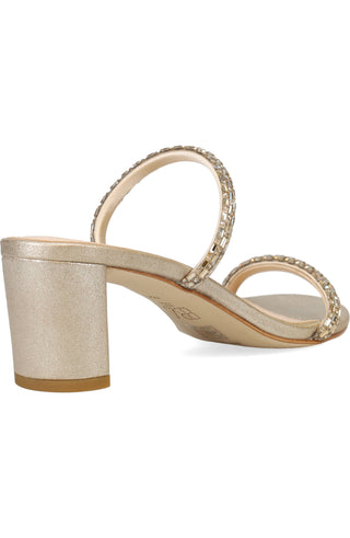 Mirra Heel- Platinum Gold Metallic