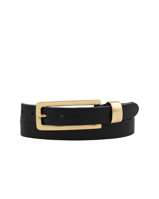 Leila Belt- Black Leather