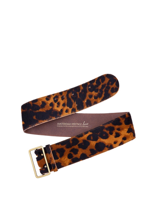 Lori Wide Belt- Leopard