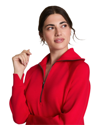 AirEssentials Half Zip Dress- Spanx Red