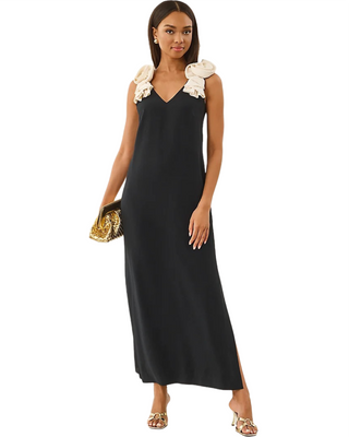 Roslind Maxi Dress- Noir