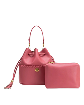 Janae Top Handle Bag - Flamingo