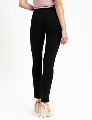 Renuar Pull On Full Length Pant- Black