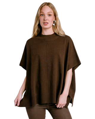 Caroline Top- Chestnut- One Size