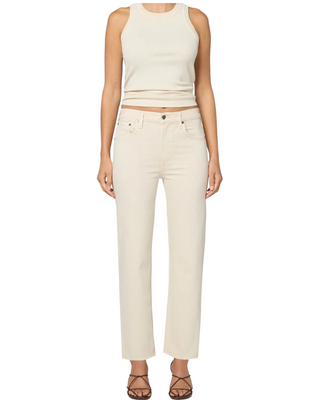 Palma Straight Jean- Almond
