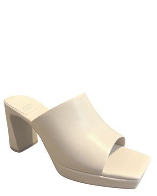 Caviar Mule Sandal- Bone