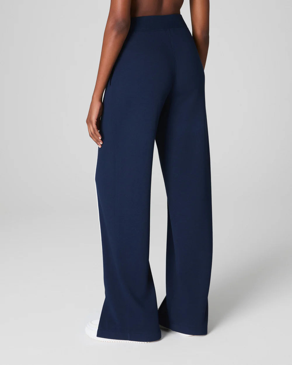 SPANX AirEssentials Pique Straight Leg Pant, Timeless Navy L SPANX AirEssentials Pique Straight Leg Pant, Timeless Navy L
