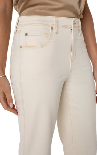 Kennedy Crop Straight Leg Jean- Seaside Dunes