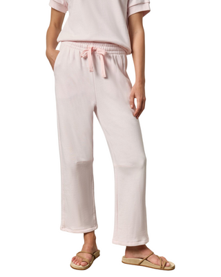 Side Panel Terry Pant- Rosewater
