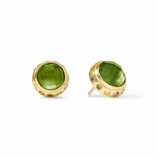 Rainbow Stud- Iridescent Palmetto Green