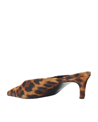 Loren Mid Mule- Animal Print