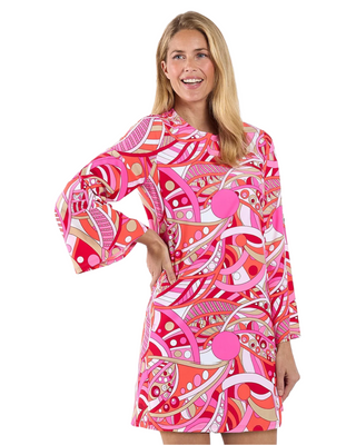 Renata Dress- Mod Party Peony