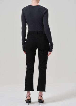 Isola Cropped Bootcut- Plush Black