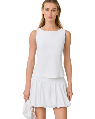 Nadeera Active Tank- Resort White