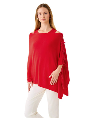 Harp Wrap With Bows- Cranberry Red