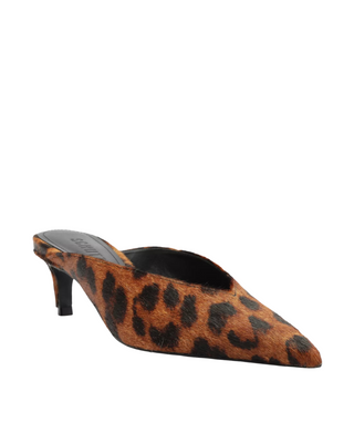 Loren Mid Mule- Animal Print