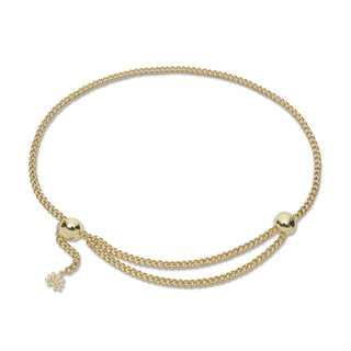 Gold Logo Chain Belt