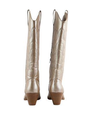 Dixie Cowboy Boot- Platino