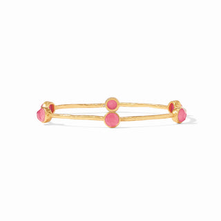 Milano Luxe Bangle- Iridescent Peony Pink- Large