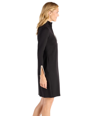 Anna Dress- Black/Camel