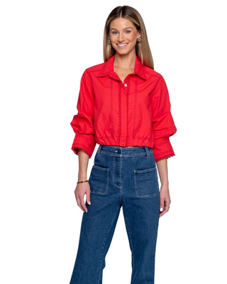 Carter Top- Red Apple