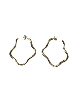 Wiggle Wiggle Hoops- Shiny Gold