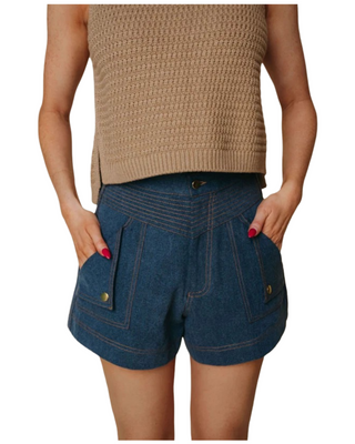 Cypress Shorts- Dark Denim