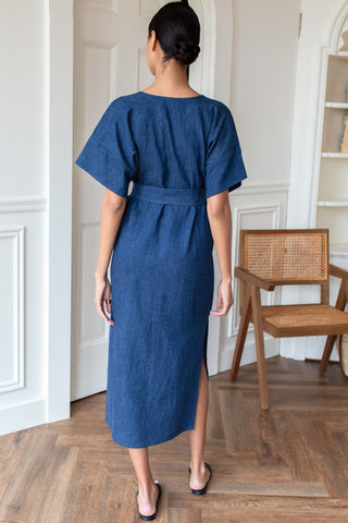 Desert Dress 2- Indigo
