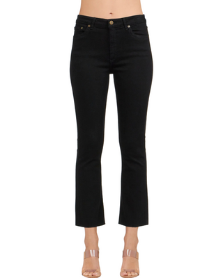 The Starlet Boot Crop Jean- Black
