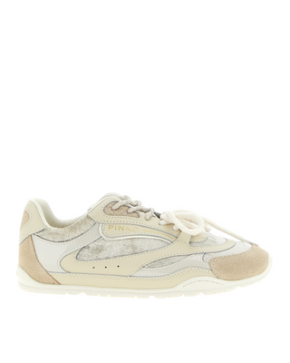 Yulia Sneaker- Velvet + Patent Yogurt
