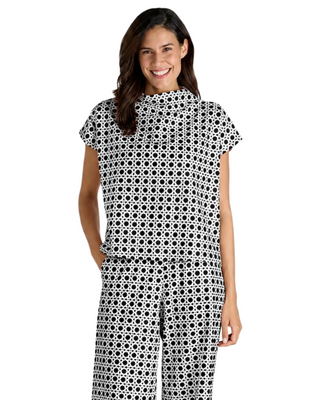 Tillie Top- Petite Rattan Black