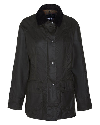 Classic Beadnell Wax Jacket- Olive