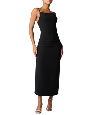 Rocky Column Dress- Black