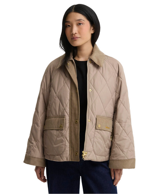 Kilnwick Quilted Jacket- Light Trench + Ancient