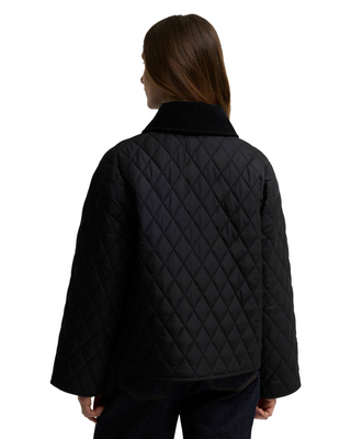 Moira Quilted Jacket- Black + Shadow Classic