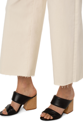Stride High Rise Wide Leg w/Cut Hem- Seaside Dunes