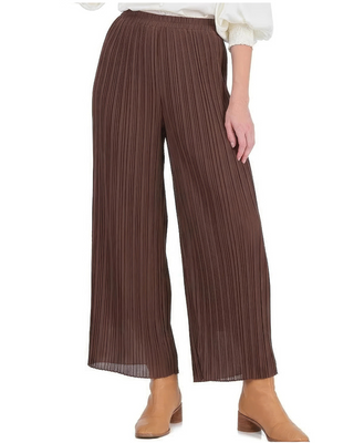 Pippa Pleated Pant- Brown