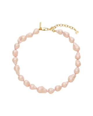 Collector Pearl Necklace- Rosé