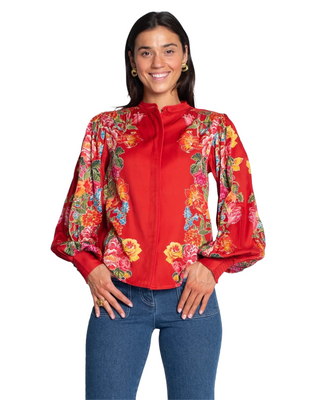 Emily Top- Fall Blooms