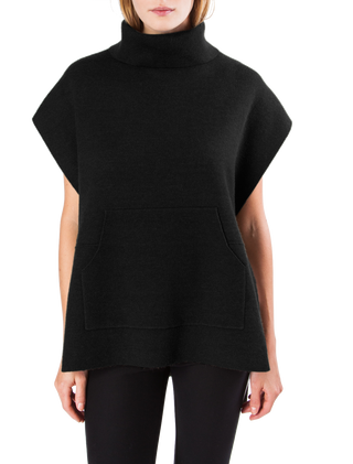 Kanga Poncho- Black
