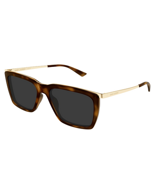 Saint Laurent Square Sunglasses- Havana