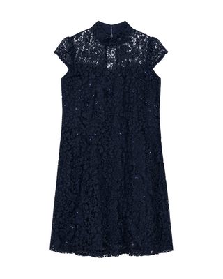 Kendra Dress- Navy Lace