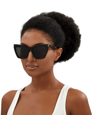 YSL Kate Sunglasses- Black + Grey