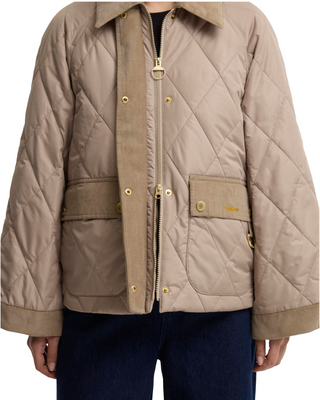 Kilnwick Quilted Jacket- Light Trench + Ancient